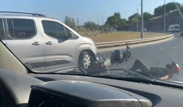 İzmir'de motosikletliye kasten çarpıp kaçan sürücüye ağır ceza