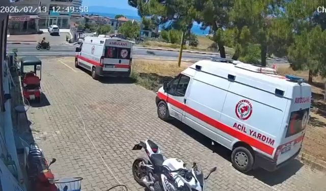 İzmir'de ölümlü kaza anı kamerada