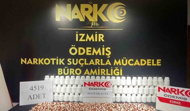 İzmir'de zehir tacirlerine 6 aylık takip: 30 tutuklama