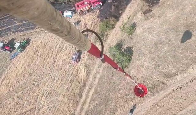 Karabük'te çıkan anız yangını söndürüldü