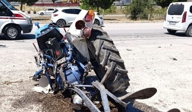 Karabük'te tır ile traktör çarpıştı: 1 ağır yaralı