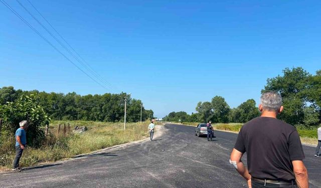 'Kavşak hatası' kazaya neden oldu: Takla atan otomobil araziye uçtu