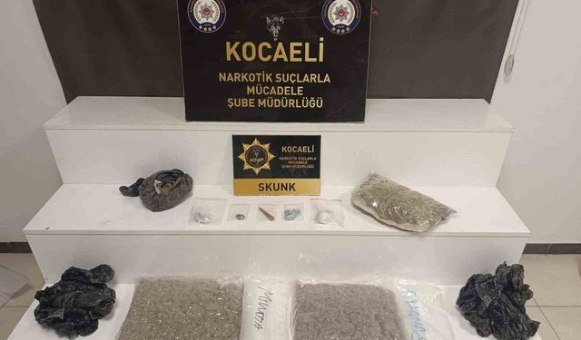 Kocaeli'de kilolarca skunk ele geçirildi