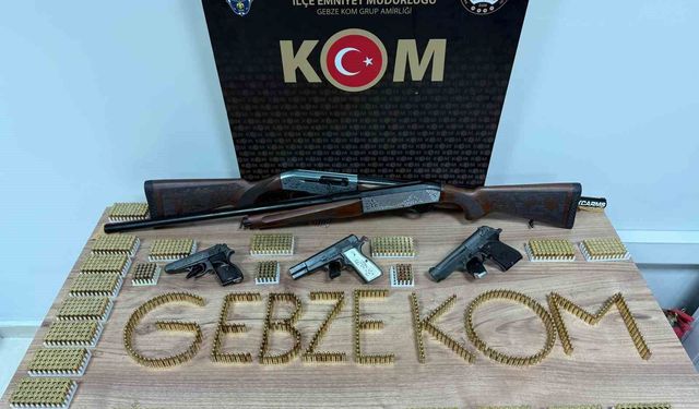 Kocaeli'de operasyon: Bin 513 fişek ele geçirildi