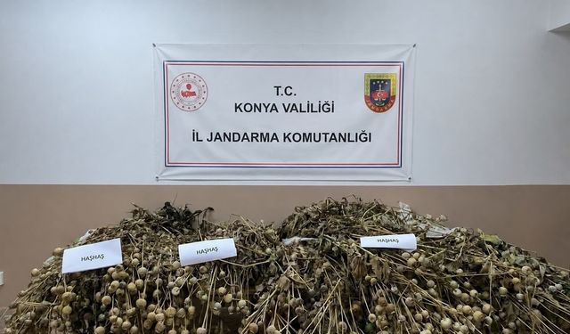 Konya'da jandarmadan uyuşturucu operasyonları: 5 tutuklama