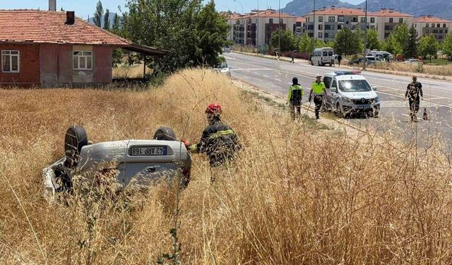 Konya'da otomobiller çarpıştı: 4 yaralı