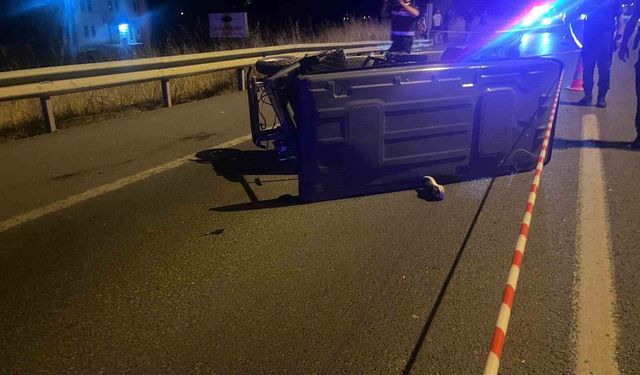Kütahya-Tavşanlı kara yolunda feci kaza: 18 yaşındaki motosiklet sürücüsü hayatını kaybetti