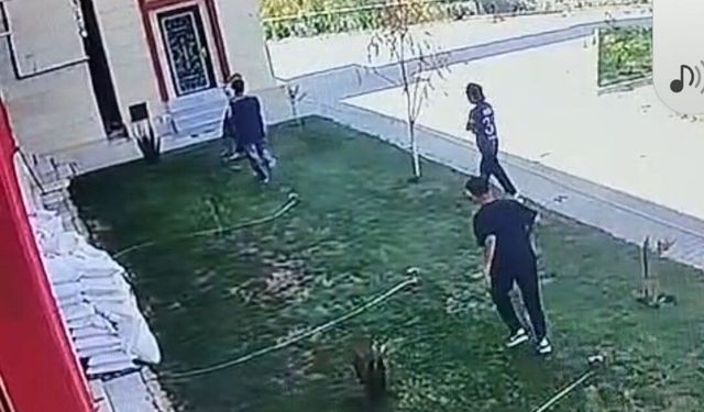 Kütahya'da caminin sulama fıskiyelerine zarar verdiler: O anlar kameraya yansıdı