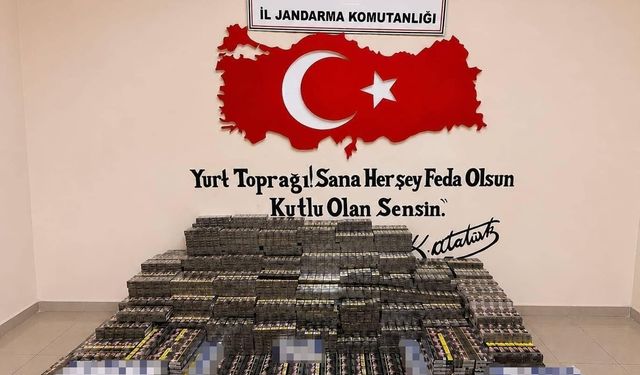 Mardin'de 5 milyon lira değerinde kaçak tütün mamulleri ele geçirildi