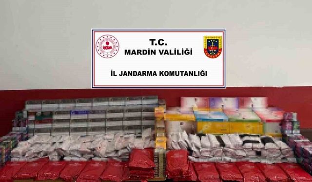 Mardin'de kaçak tütün operasyonunda 2 gözaltı