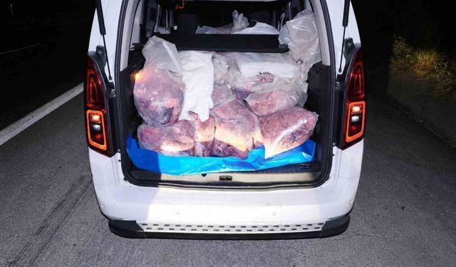 Mersin'de 877 kilogram kaçak sakatat ele geçirildi