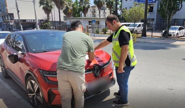 Mersin'de kural ihlali yapan sürücüye 10 bin lira ceza
