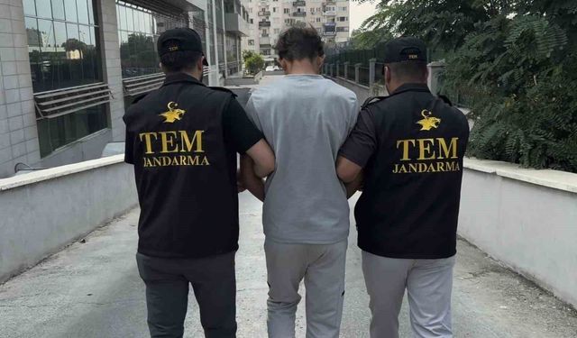 Mersin'de terör operasyonunda yakalanan şüpheli tutuklandı