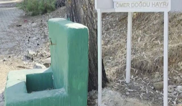 Mezarlıktaki muslukları çalan hırsızlara vatandaştan tepki