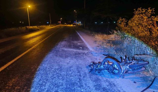 Motoaijlet sürücüsü kazada hayatını kaybetti