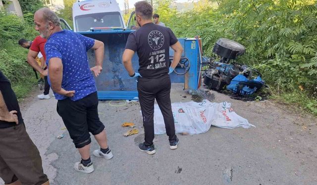 Ordu'da patpat devrildi: 6 yaşındaki kız çocuğu hayatını kaybetti, ağabeyi yaralandı