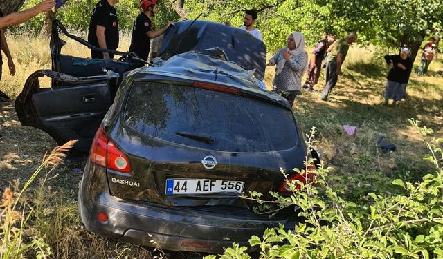 Otomobil şarampole devrildi: 1 yaralı