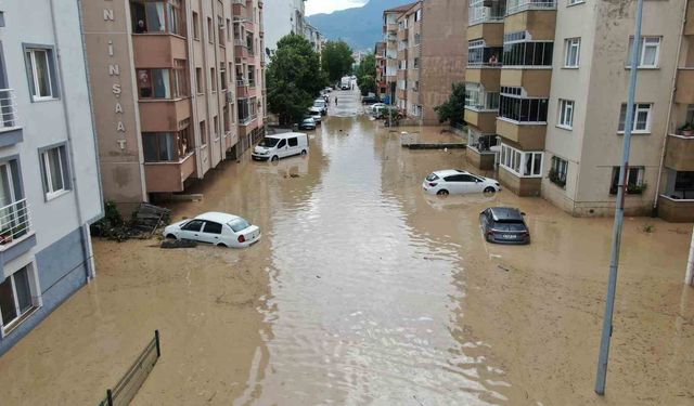 Selin vurduğu ilçe havadan görüntülendi