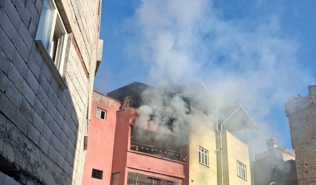 Siirt'te ev yangını
