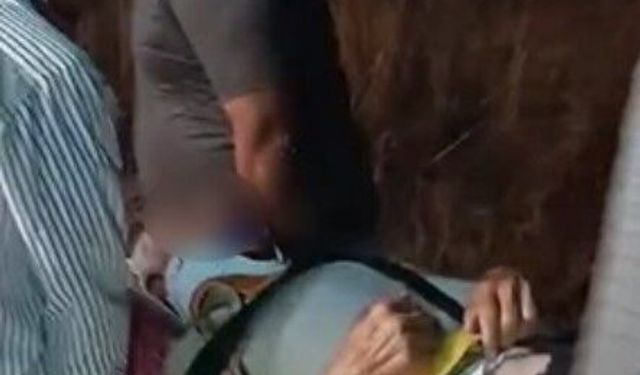 Siirt'te istinat duvarından düşen yaşlı adam ağır yaralandı