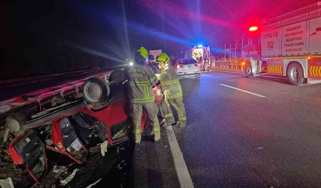 Susurluk'ta trafik kazası: 1'i çocuk 5 yaralı