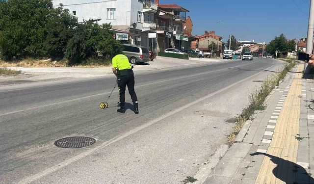 Tavşanlı'da elektrikli scooter kazası