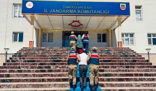 Tunceli merkezli organize suç örgütü operasyonunda 3 tutuklama