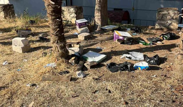Üç kurum arasındaki alan alkoliklerin mekânı oldu