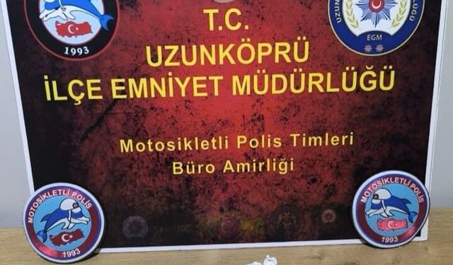 Uzunköprü'de Yunus timlerinden uyuşturucu operasyonu: 2 şüpheli hakkında işlem başlatıldı