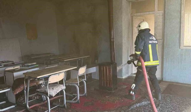 Van'da Kur'an kursunda yangın