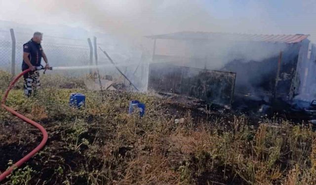 Yangında bağevi kullanılamaz hale geldi