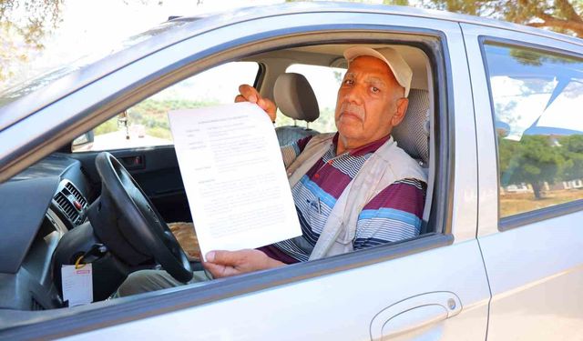Yol çalışması mağduru oldu, 10 bin lira ceza kesildi