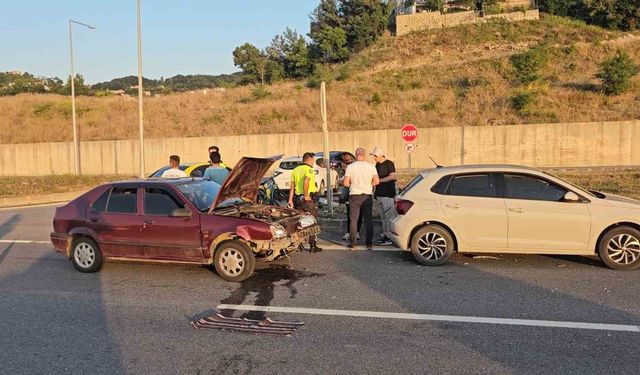 Zonguldak'ta trafik kazası: 1 yaralı