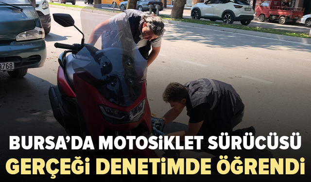 Bursa’da trafik uygulamasında şaşırtan plaka detayı