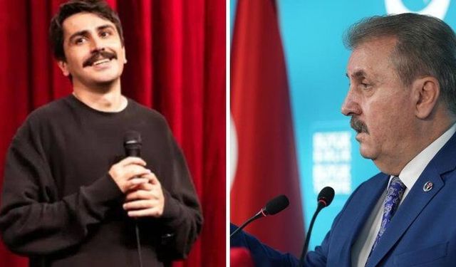 Mustafa Destici'den komedyen Göktaş'a tepki: " biz o dili koparırız"