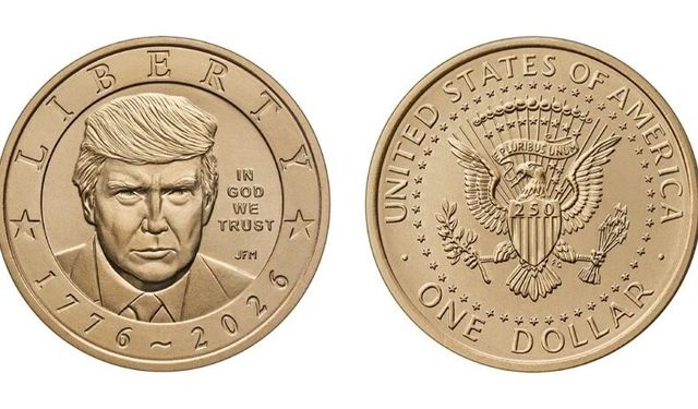Trump'ın portresi madeni paraya basılıyor
