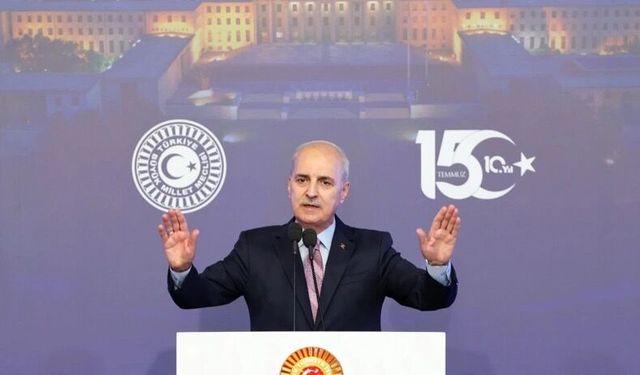Kurtulmuş 15 Temmuz töreninde 'Terörsüz Türkiye' dedi