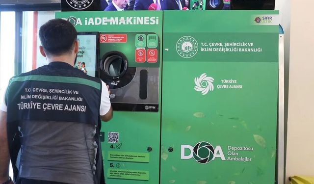 Depozito iade makinesinin içi görüntülendi