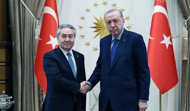 Cumhurbaşkanı Erdoğan, Kırgızistan Dışişleri Bakanı Kulubayev'i kabul etti