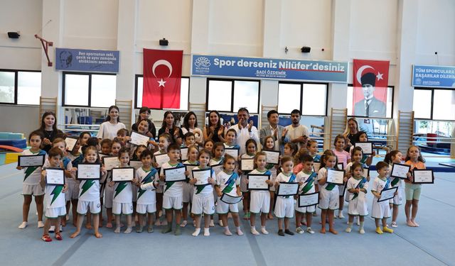 Nilüfer’de Yaz Spor Okulları’nda sertifika heyecanı