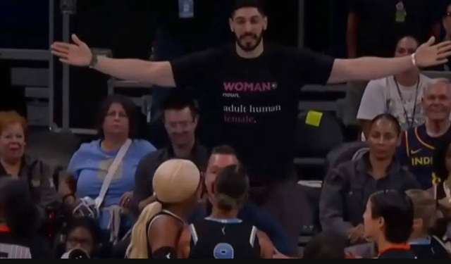 WNBA maçında Enes Kanter gerilimi: Güvenlik salondan çıkardı
