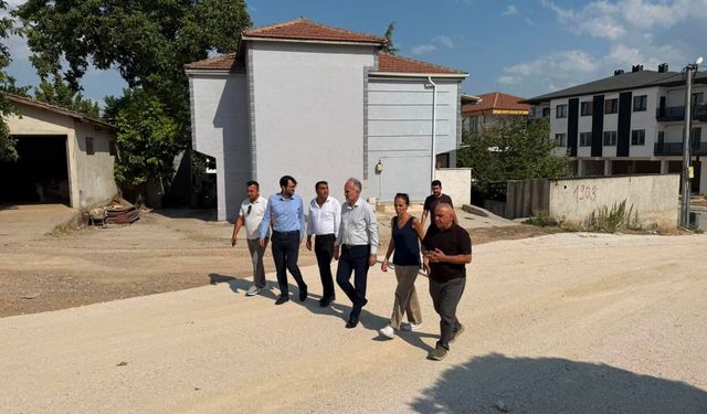Alper Taban sahaya indi: İki mahallede çalışmalar sürüyor