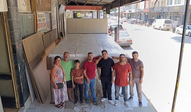 İnegöl’den Almanya’ya dev yatak: 9 kişi aynı anda yatabiliyor