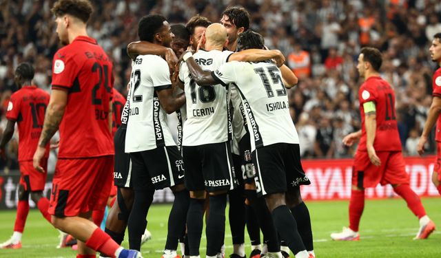Beşiktaş’tan Çorum FK karşısında farklı galibiyet: 6-2