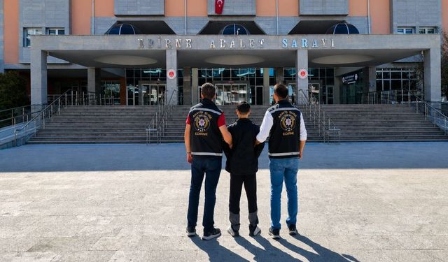 43 yıl 11 ay hapis cezasıyla aranan firari Edirne'de yakalandı