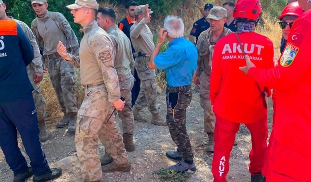 Ayvacık'ta kaybolan alzaymır hastası bulundu