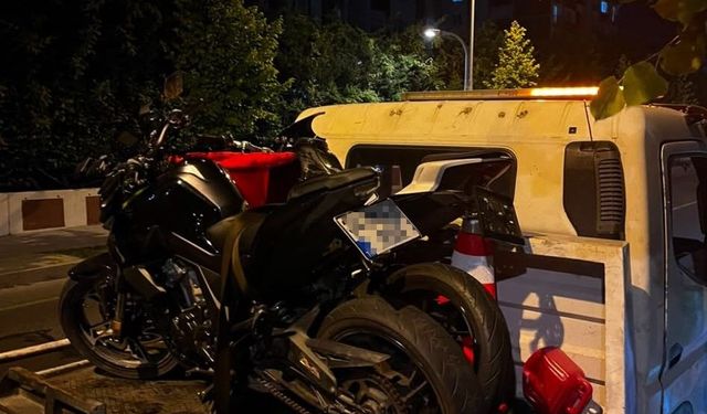 Başakşehir'de trafikte tehlikeli hareketler yapan motosikletliye 310 bin lira ceza