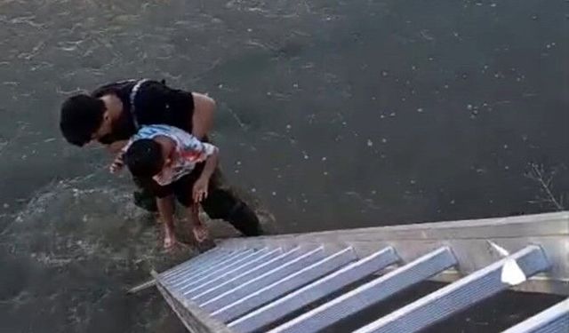 Batman'da dereye düşen 8 yaşındaki çocuk kurtarıldı