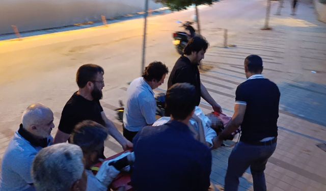 Bursa'da motosiklet kazasında 1 kişi yaralandı! Doktor duvardan atlayıp müdahale etti