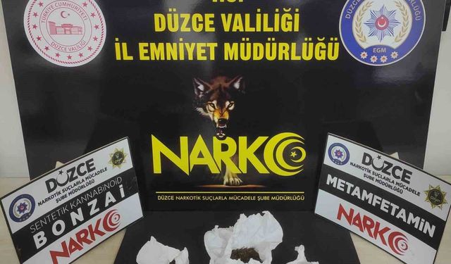 Düzce'de uyuşturucudan 46 şahsa işlem yapıldı